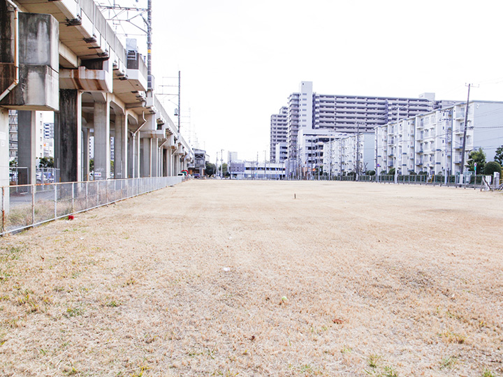 駅に近く500㎡以上の広い敷地